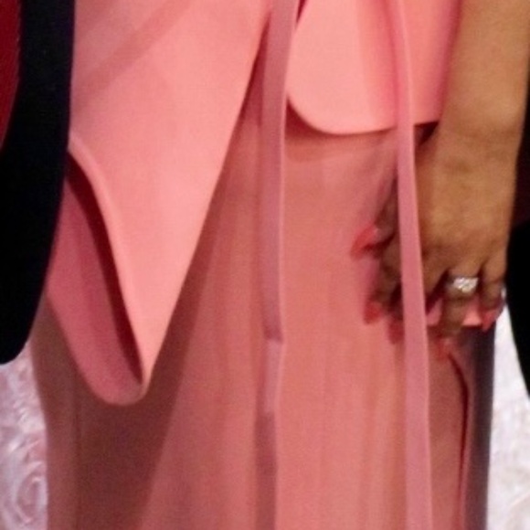 MNM Couture Trumpet-Style Gown with Unique Flap Design - Picture 2 of 2